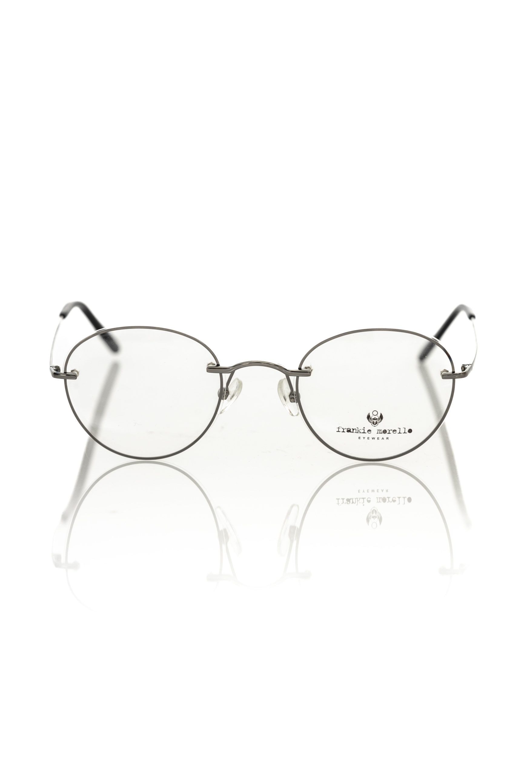 Frankie Morello - Gray Metallic Men’s Eyeglass Frame