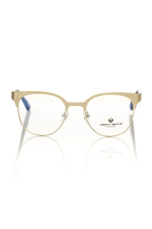 Gold Metallic Women's Eyeglass Frame