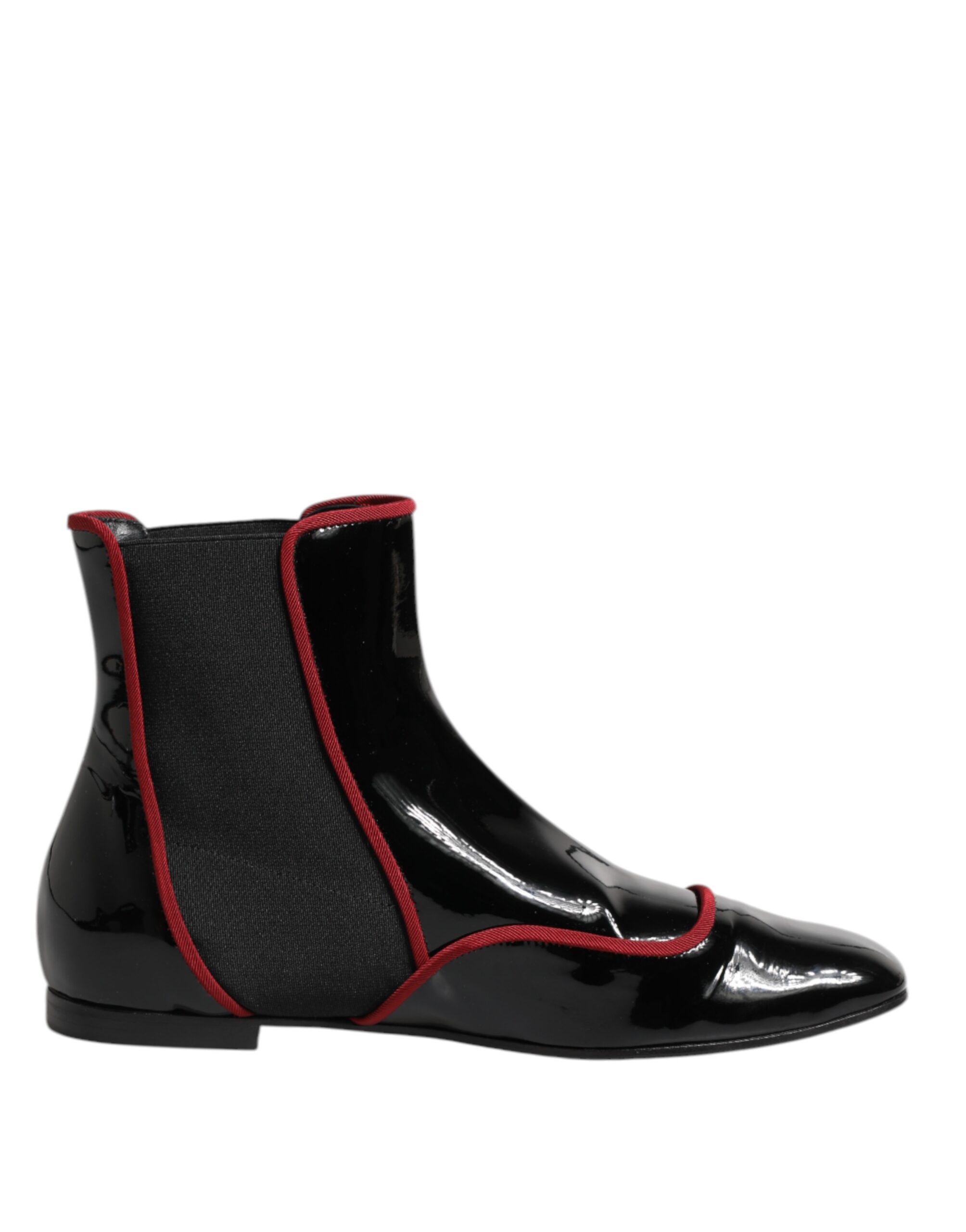 Dolce & Gabbana - Black Jackie Buttoned Chelsea Boots Shoes