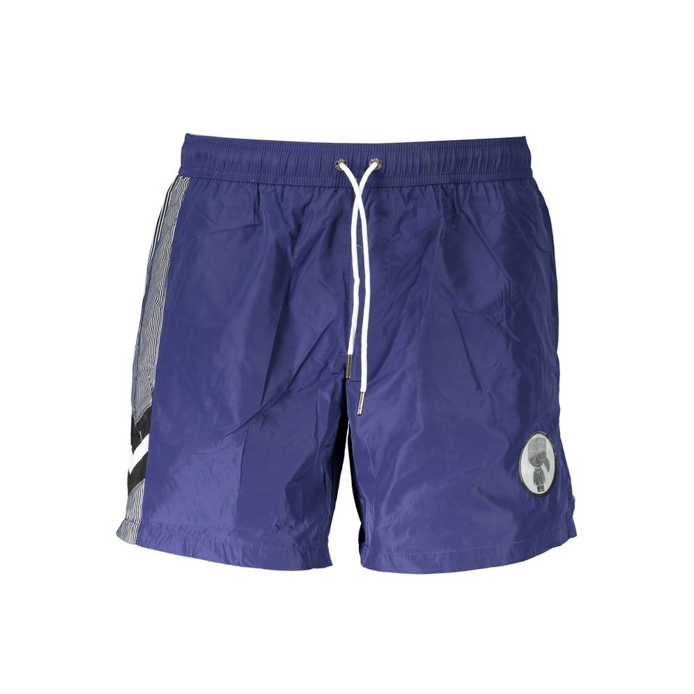 Karl Lagerfeld - Blue Polyester Men’s Swim Boxer