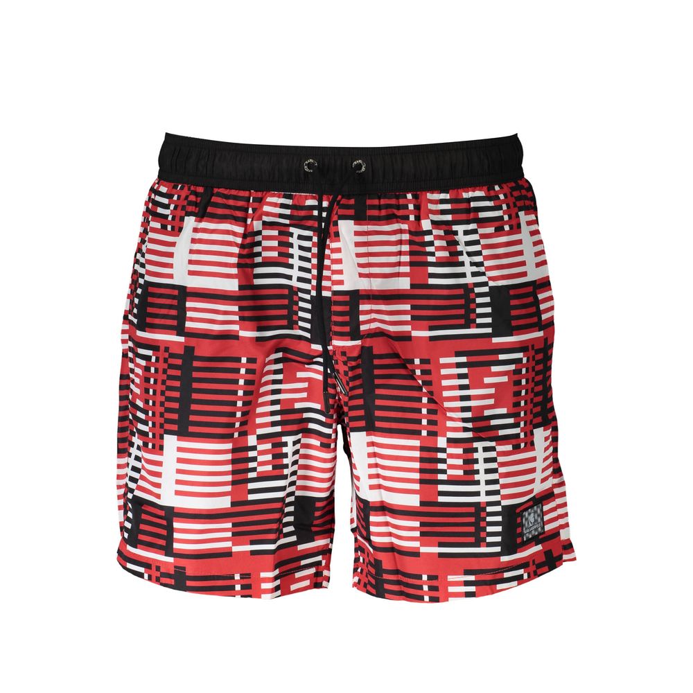 Karl Lagerfeld - Rosso Polyester Men Swimming Boxer