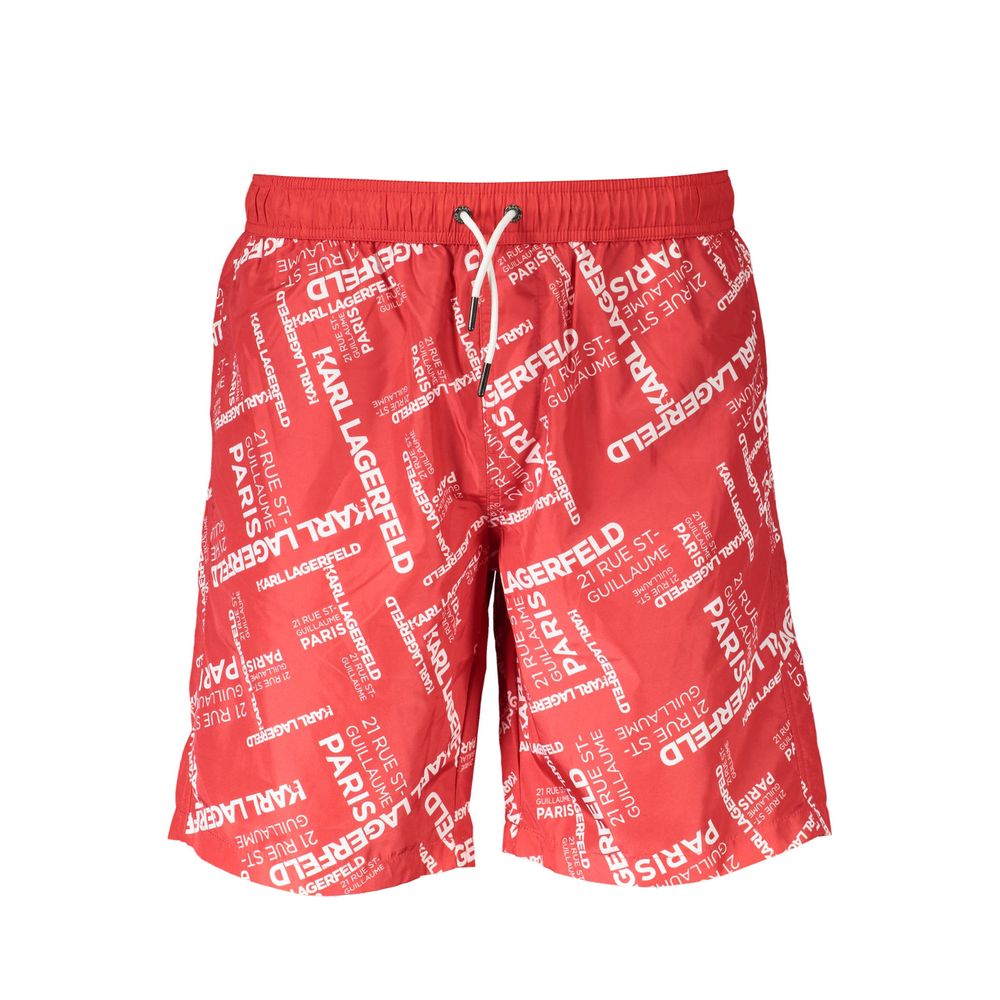 Karl Lagerfeld - Red Polyester Men Swimwear