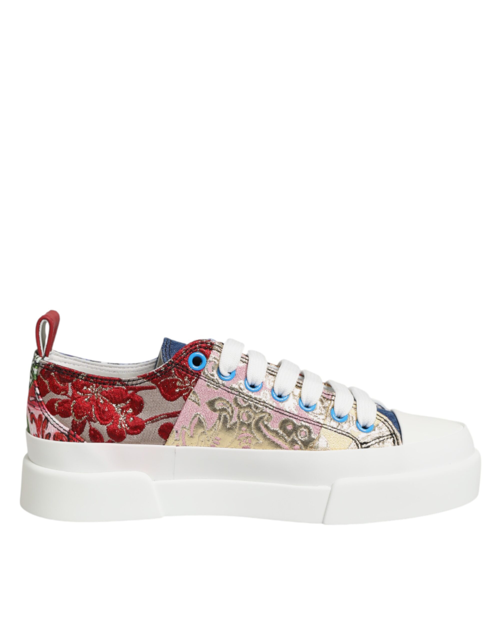 Dolce & Gabbana - Multicolor Patchwork Low Top Sneakers Shoes