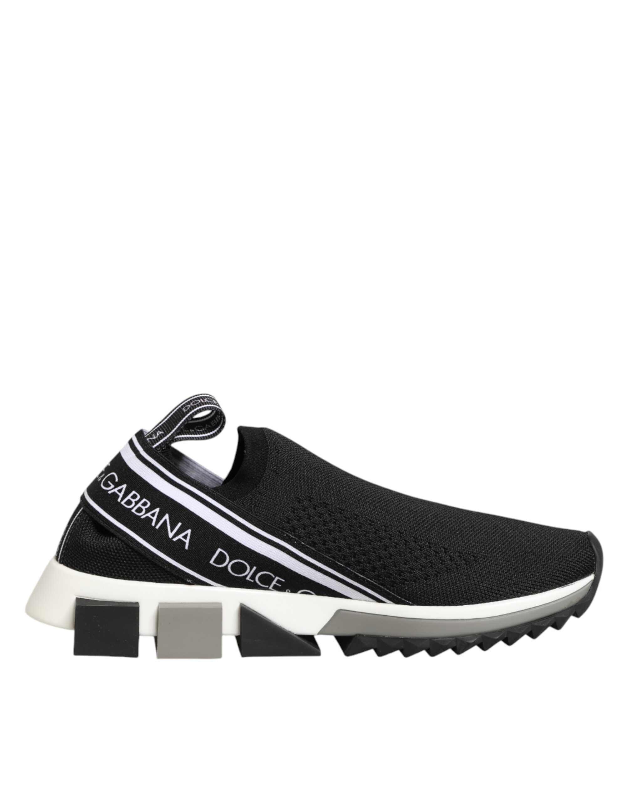Dolce & Gabbana - Black Slip On Sorrento Low Top Sneakers Shoes