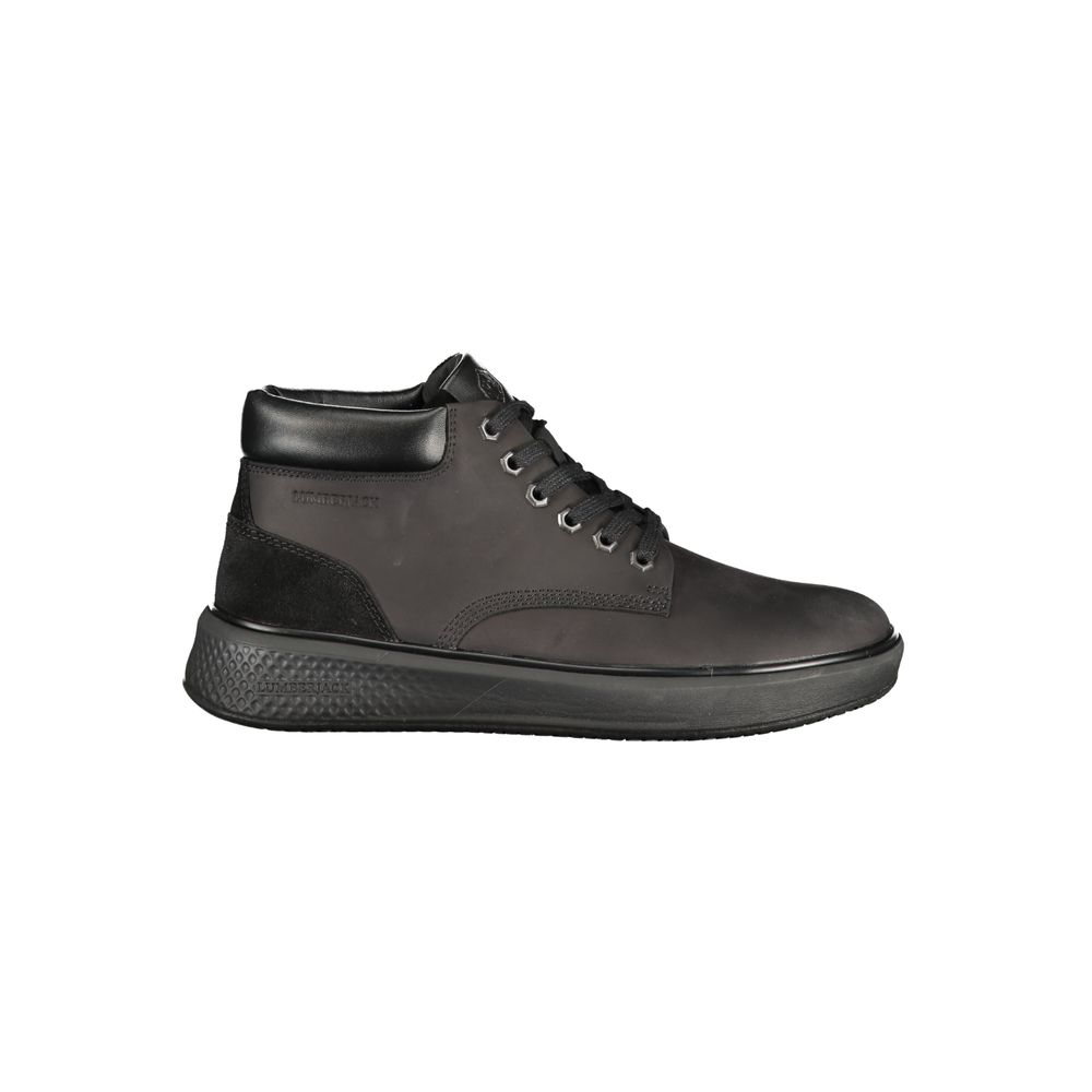 Lumberjack - Black Leather Men Sneaker