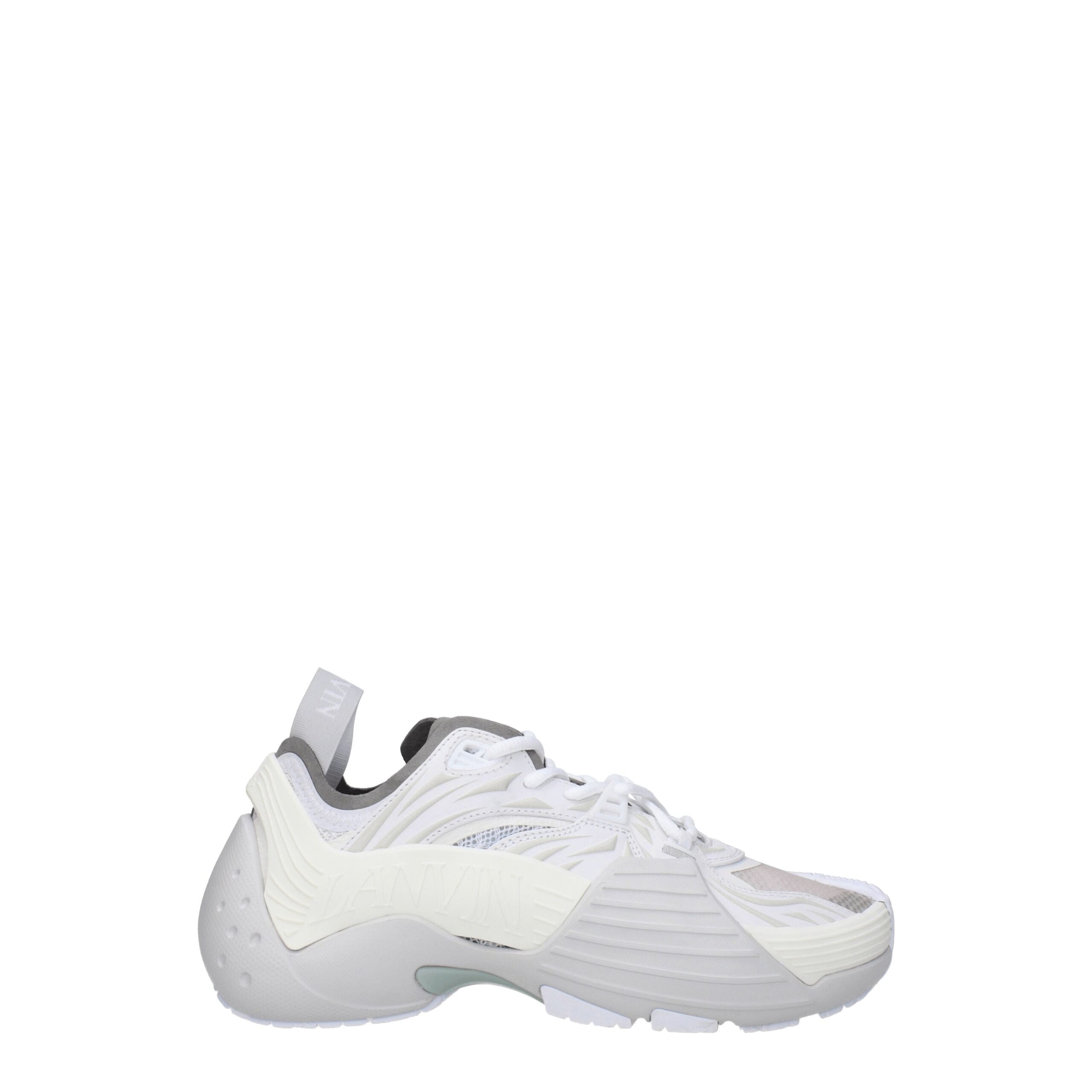 Lanvin - White Leather Athletic Sneakers