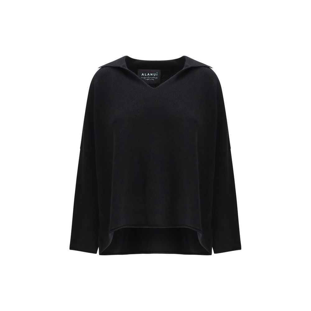 Alanui - Black Cashmere Sweatshirt