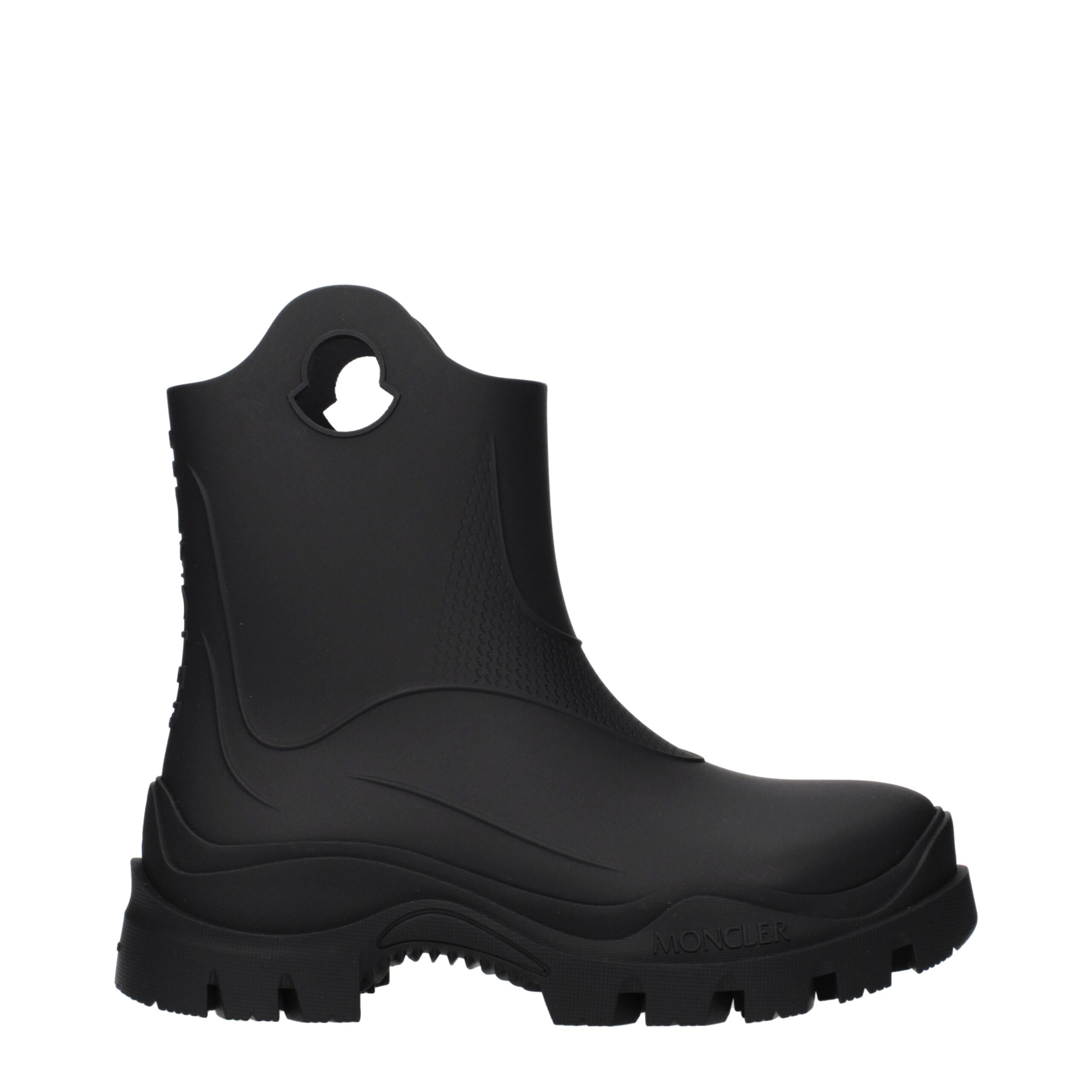 Moncler - Black Cotton Ankle Boots