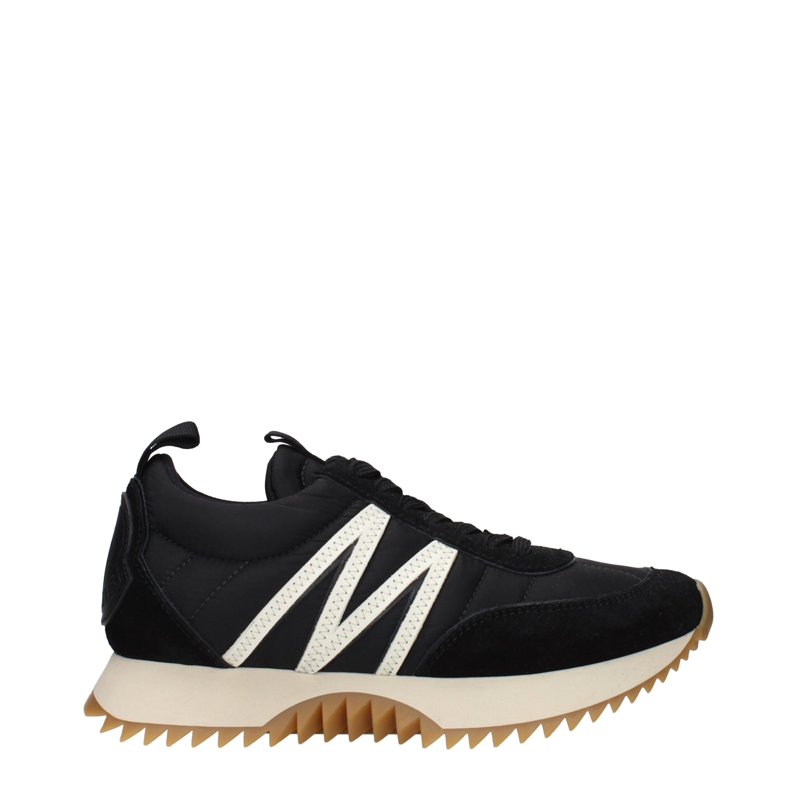 Moncler - Black Fabric Low Top Sneakers