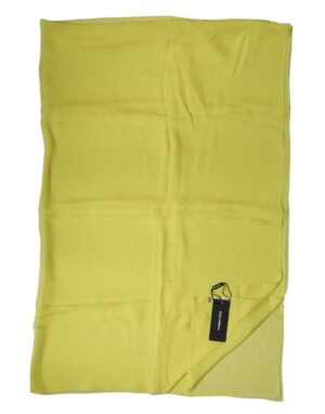 Yellow Stole Silk Neck Wrap Shawl Men Scarf