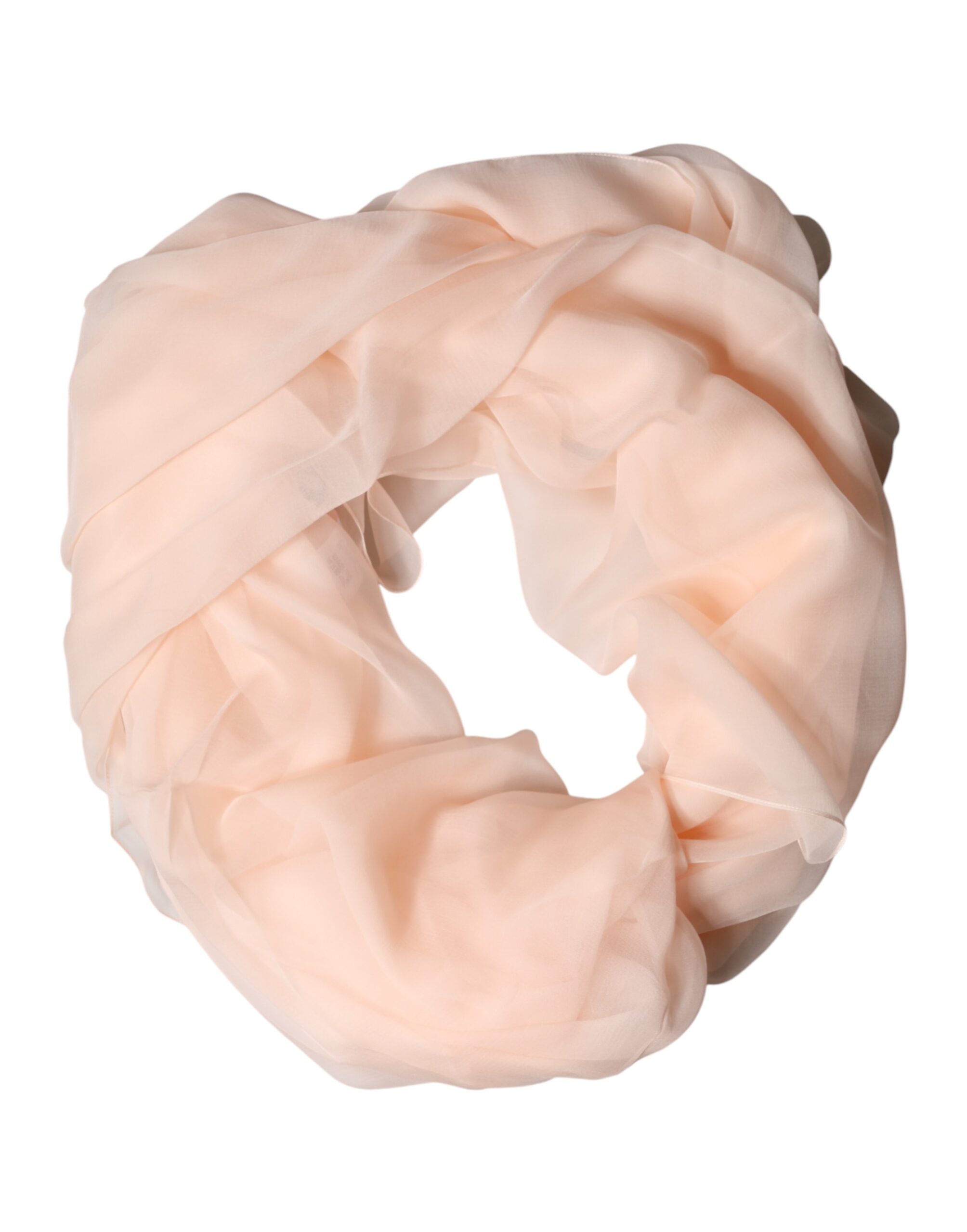 Dolce & Gabbana - Light Pink Stole Silk Neck Wrap Shawl  Scarf