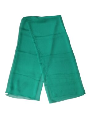 Green Stole Silk Neck Wrap Shawl Scarf