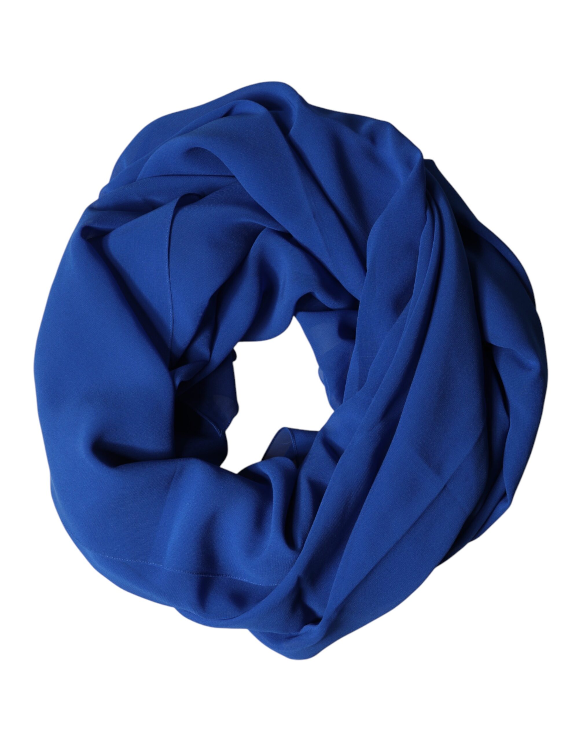 Dolce & Gabbana - Blue Silk Stole Neck Wrap Shawl Men  Scarf