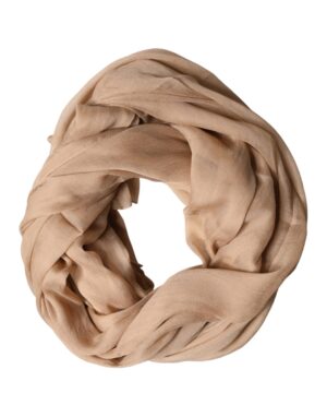 Brown Silk Stole Neck Wrap Shawl Men Scarf