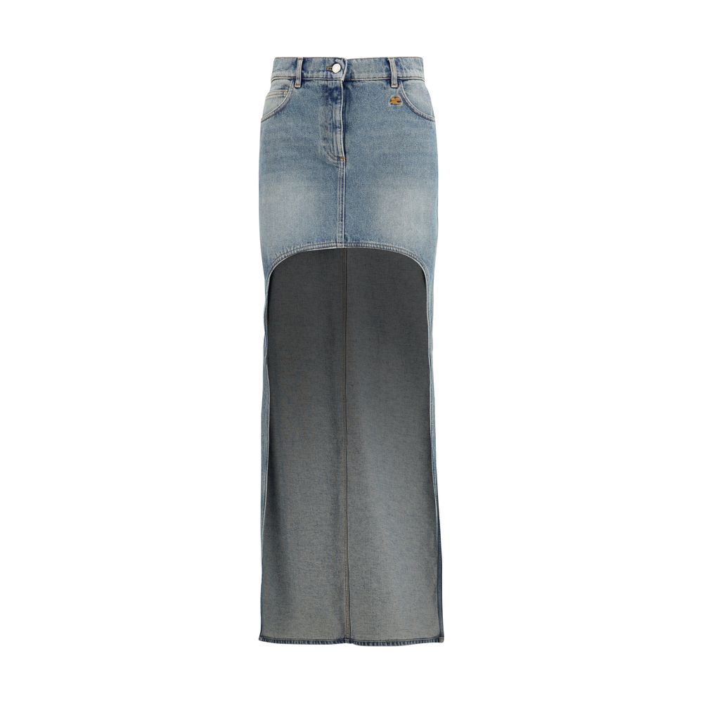 Courrèges - Blue Denim Skirt