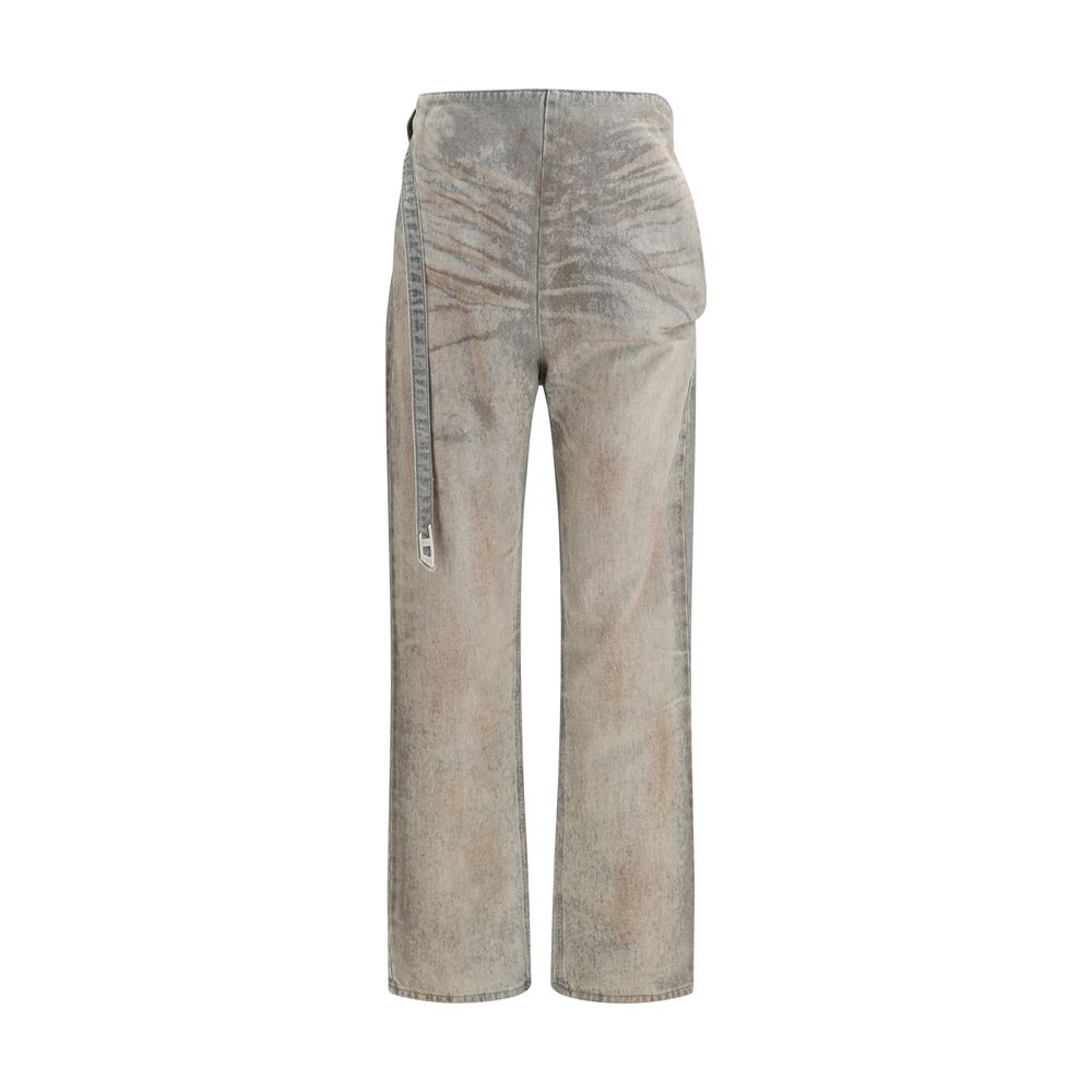 Diesel - Gray Cotton Slim Fit Jeans