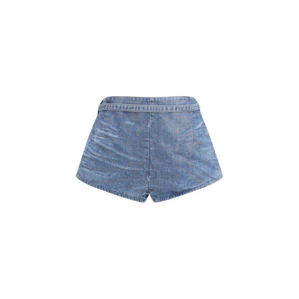 Diesel - Blue Cotton Bermuda Shorts