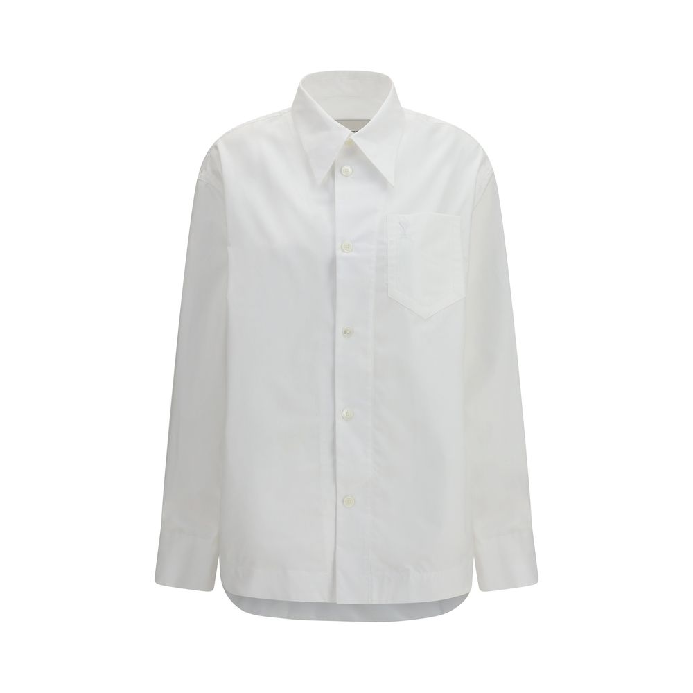 Ami Paris - White Cotton Dress Shirt