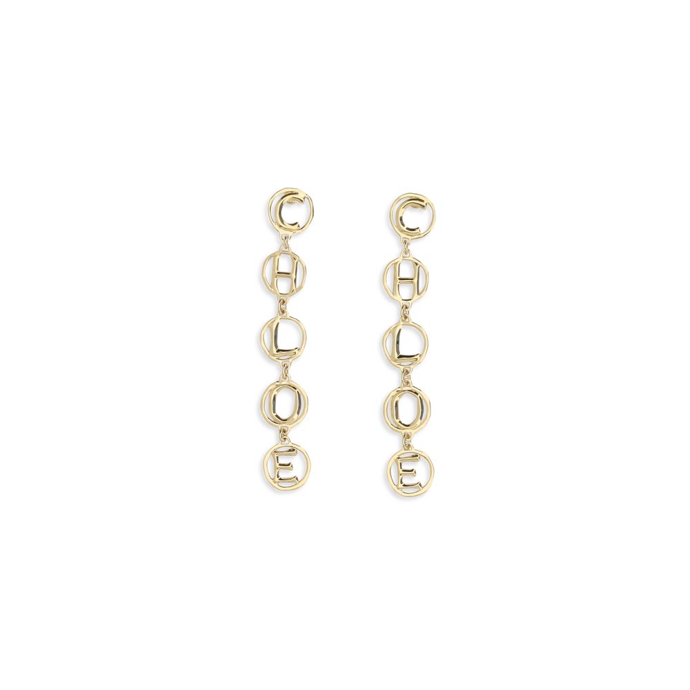 Chloé - Gold Brass Earrings