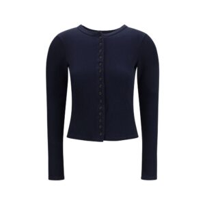 Blue Cotton Cardigan