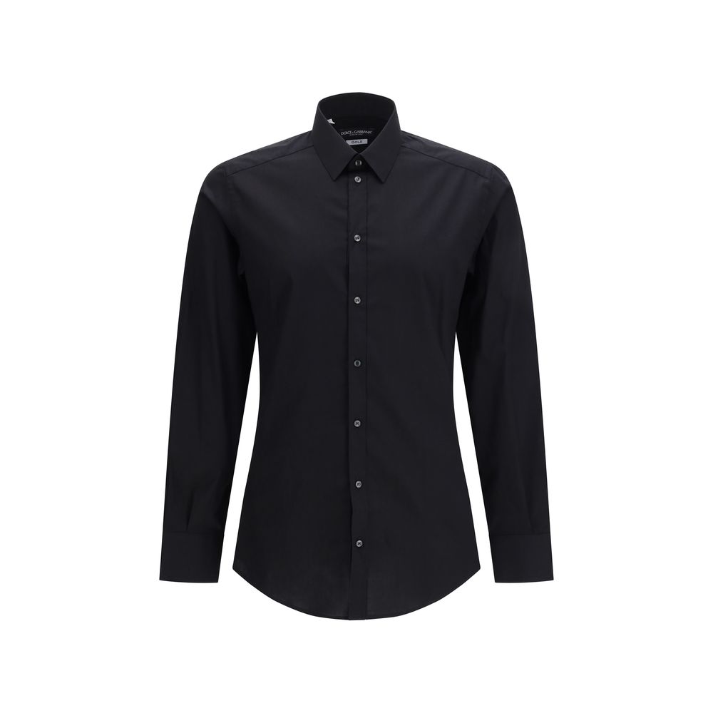 Dolce & Gabbana - Black Cotton Dress Shirt