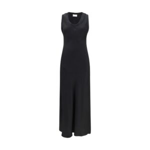 Black Viscose Casual Dress