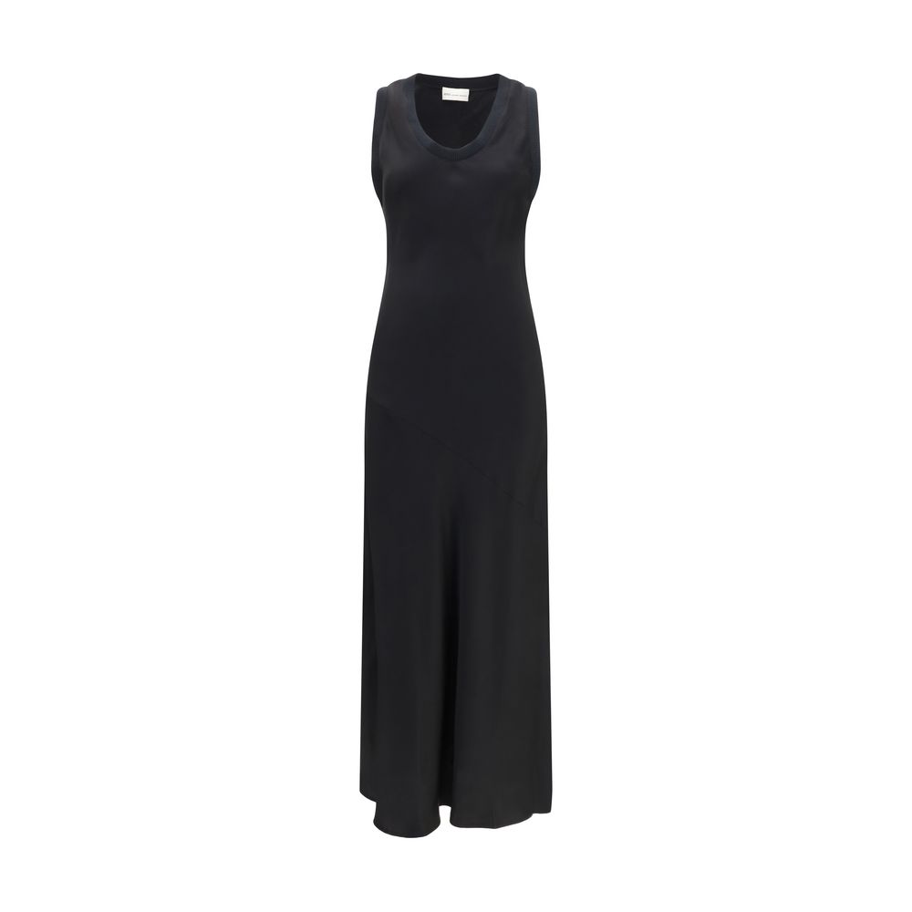 Ami Paris - Black Viscose Casual Dress