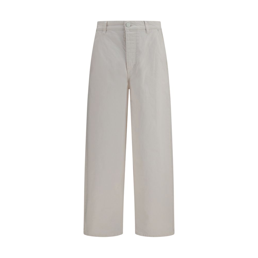 Ami Paris - White Cotton Jeans Denim