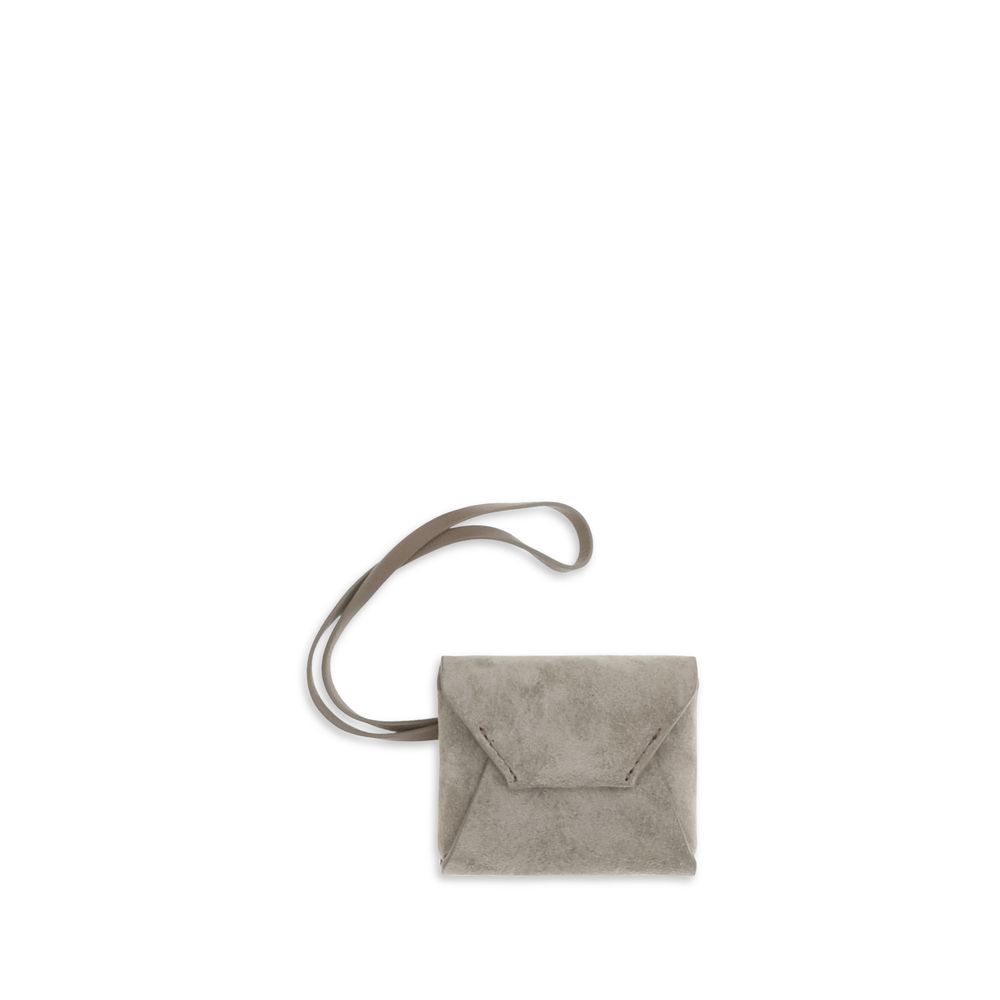 Brunello Cucinelli - Gray Calf Leather Bos Taurus Keychain