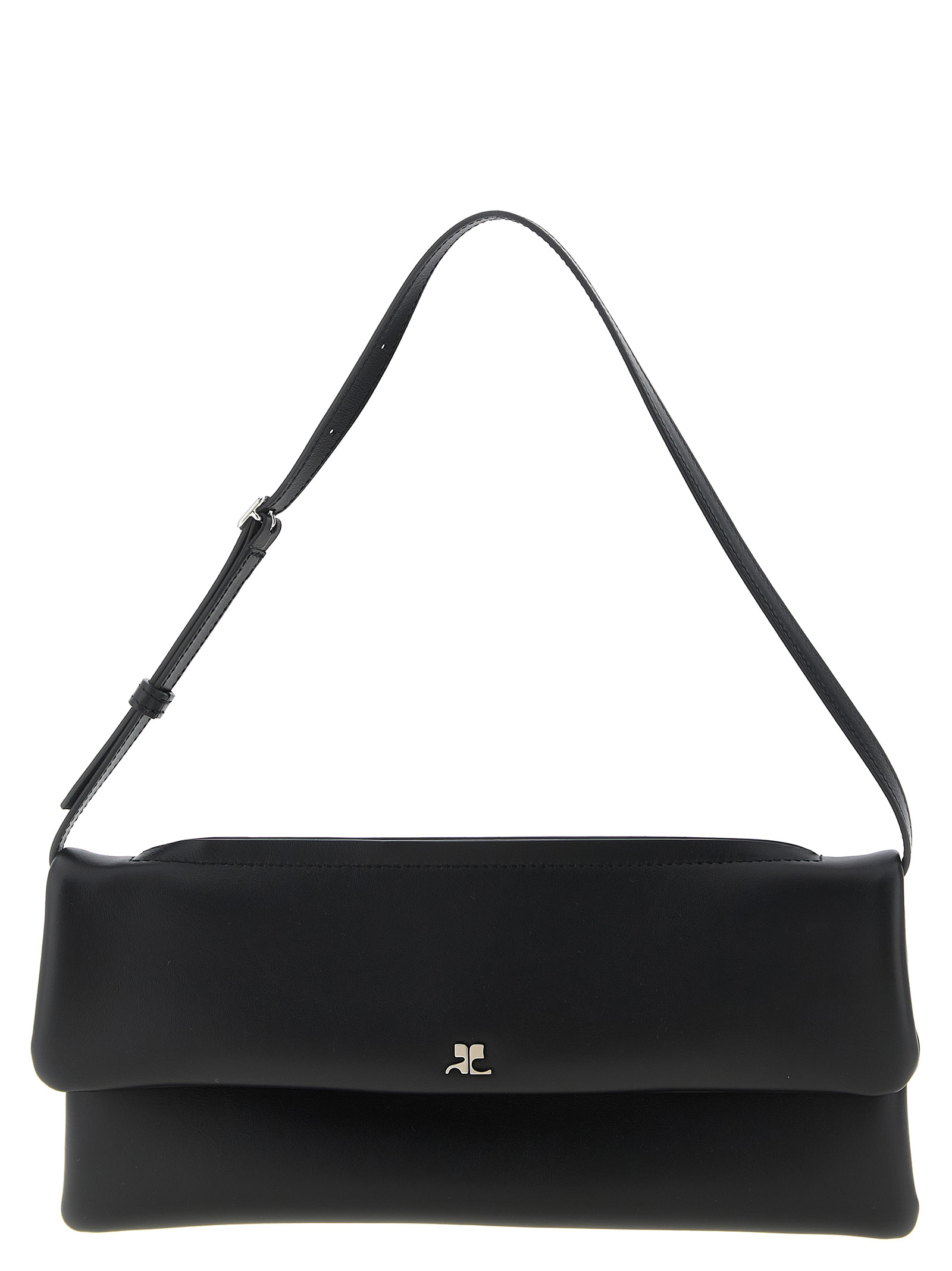 Courrèges - Black Cowhide Clutch Bag