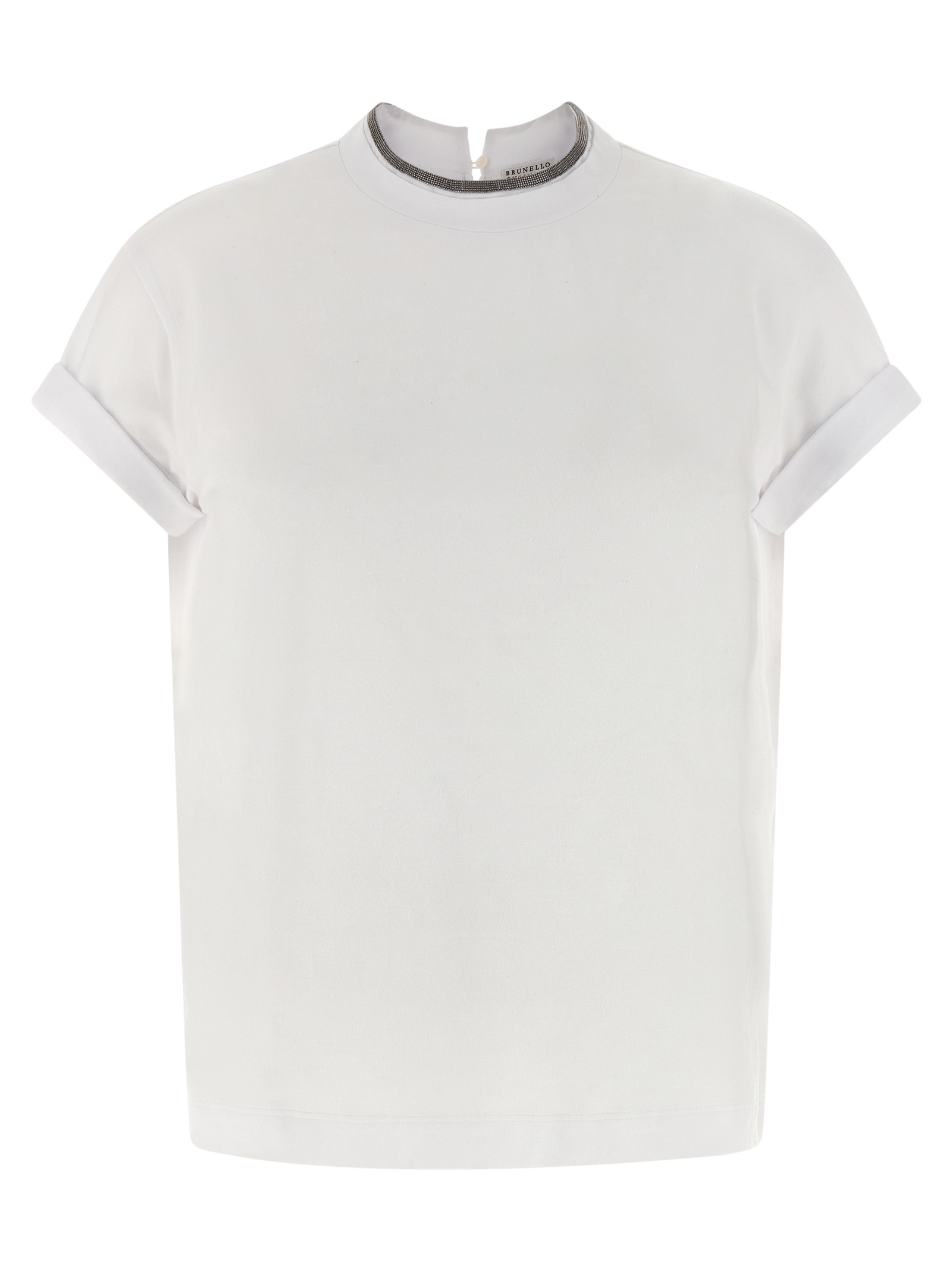 Brunello Cucinelli - White Cotton T-Shirt