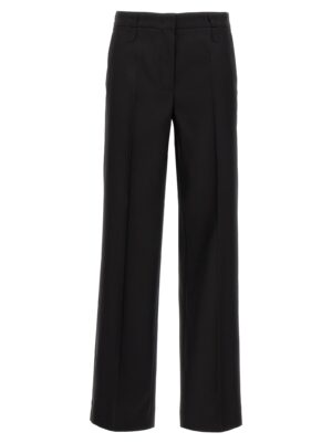 Black Virgin Wool Dress Pants