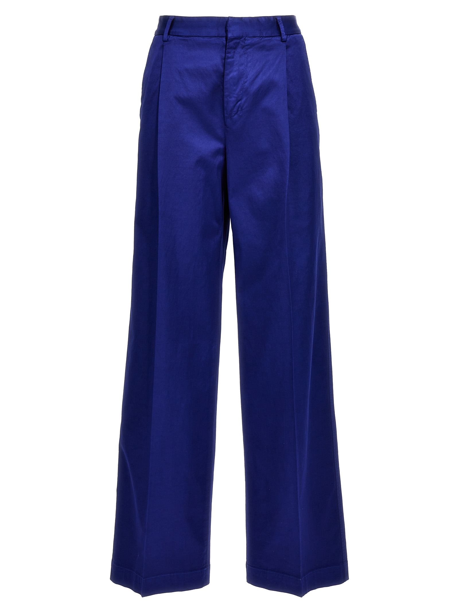 CELLAR DOOR - Blue Cotton Casual Pants
