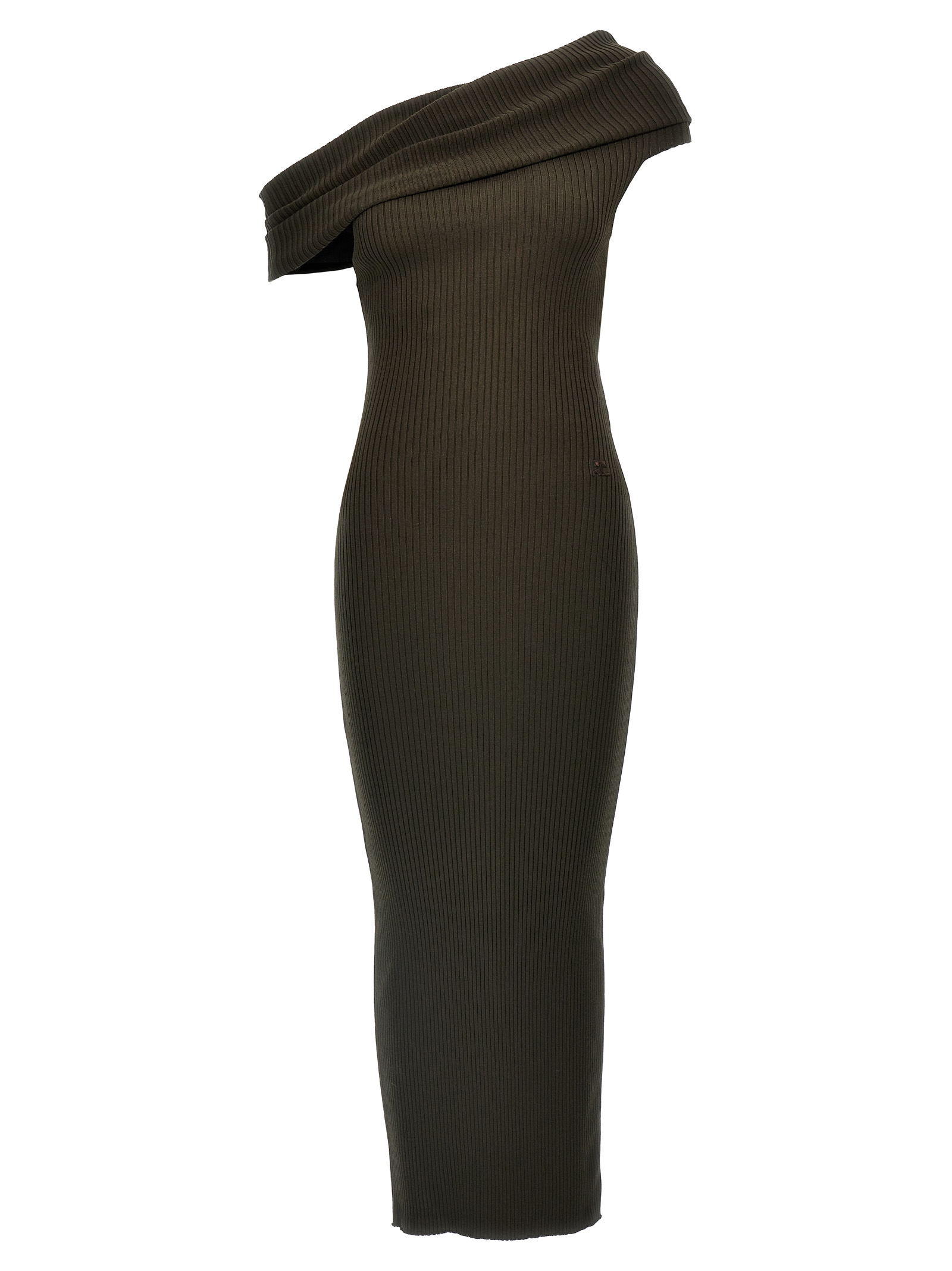 Courrèges - Brown Viscose Long Dress