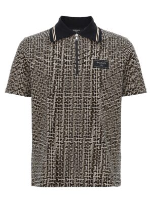 Bicolor Cotton Polo Shirt