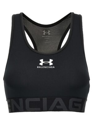 Black Polyester Sport Bra