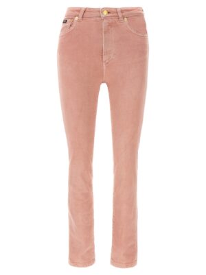 Multicolor Cotton High-Waisted Jean
