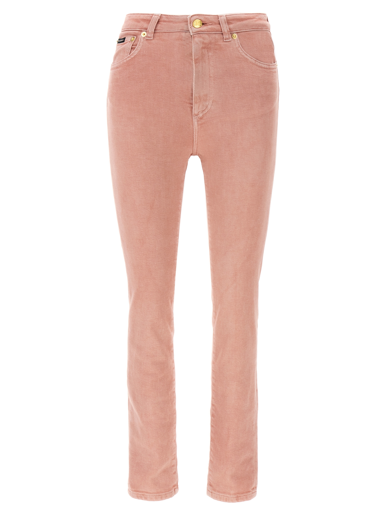 Dolce & Gabbana - Multicolor Cotton High-Waisted Jean