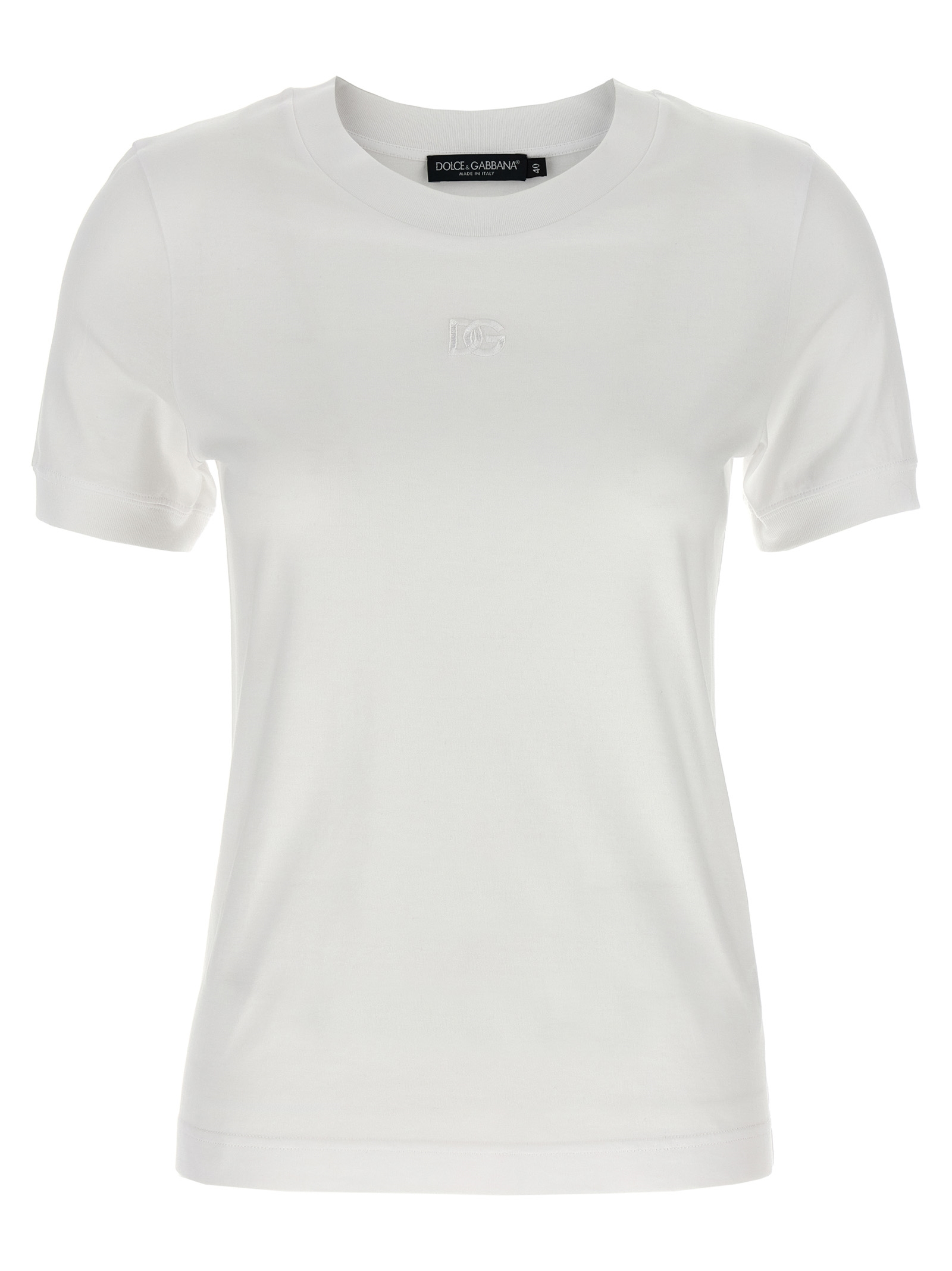 Dolce & Gabbana - White Cotton T-Shirt