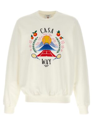 White Cotton Sweatshirt