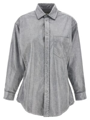 Silver Cotton Blouse