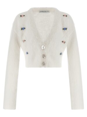 White Wool Cardigan