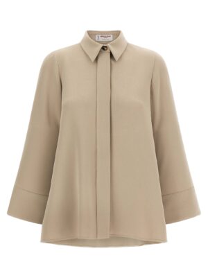 Beige Triacetate Blouse