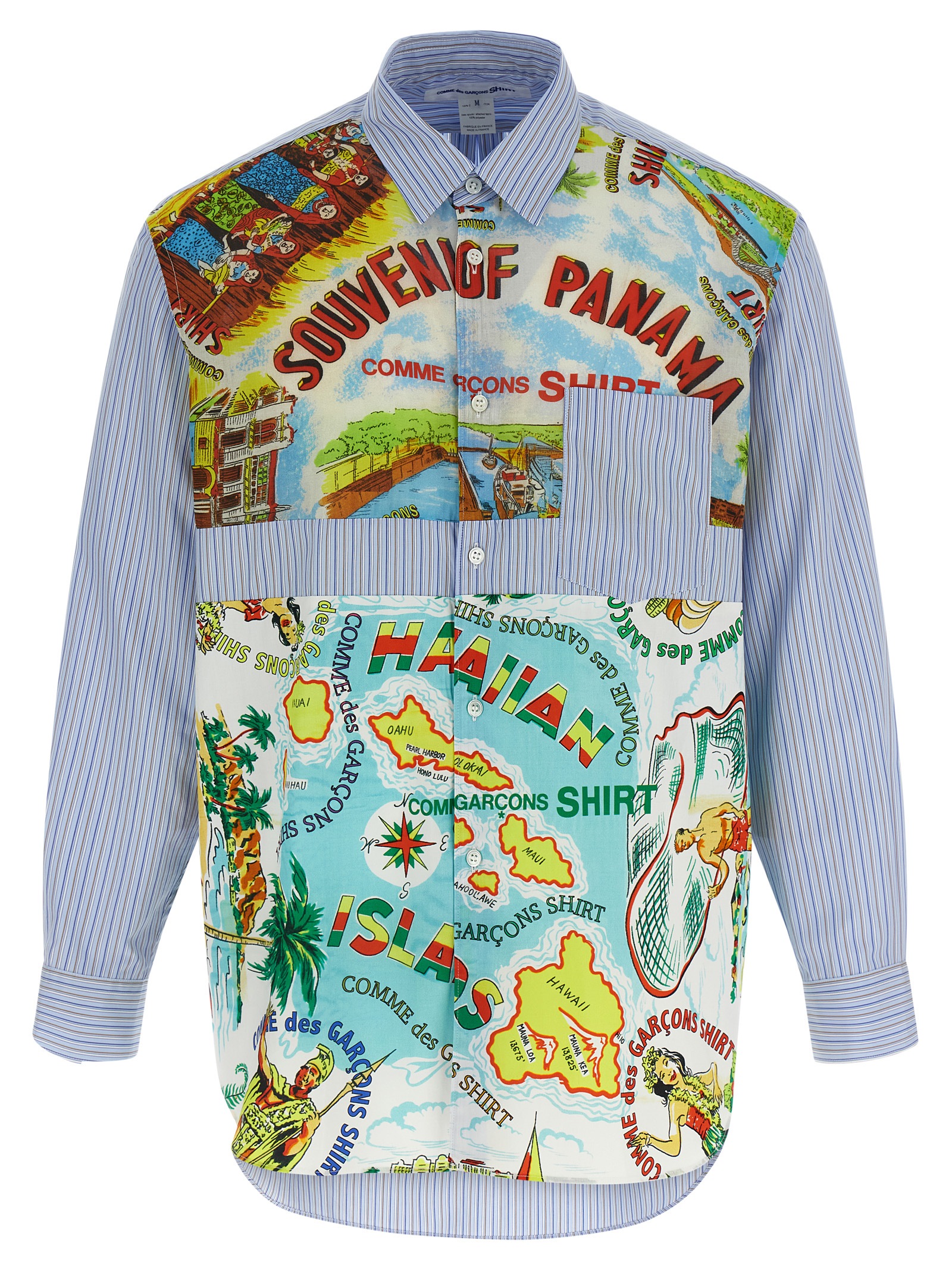 Comme Des Garçons - Multicolor Cotton Blouse