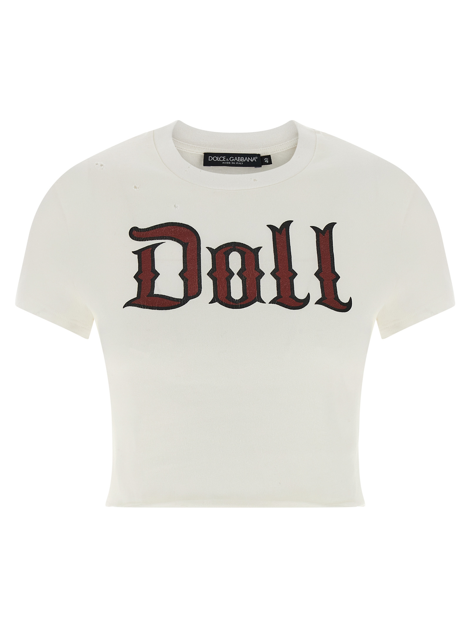 Dolce & Gabbana - White Cotton T-Shirt