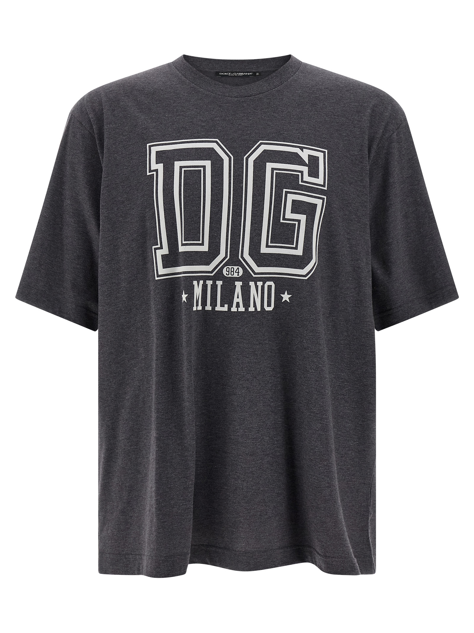 Dolce & Gabbana - Gray Cotton T-Shirt