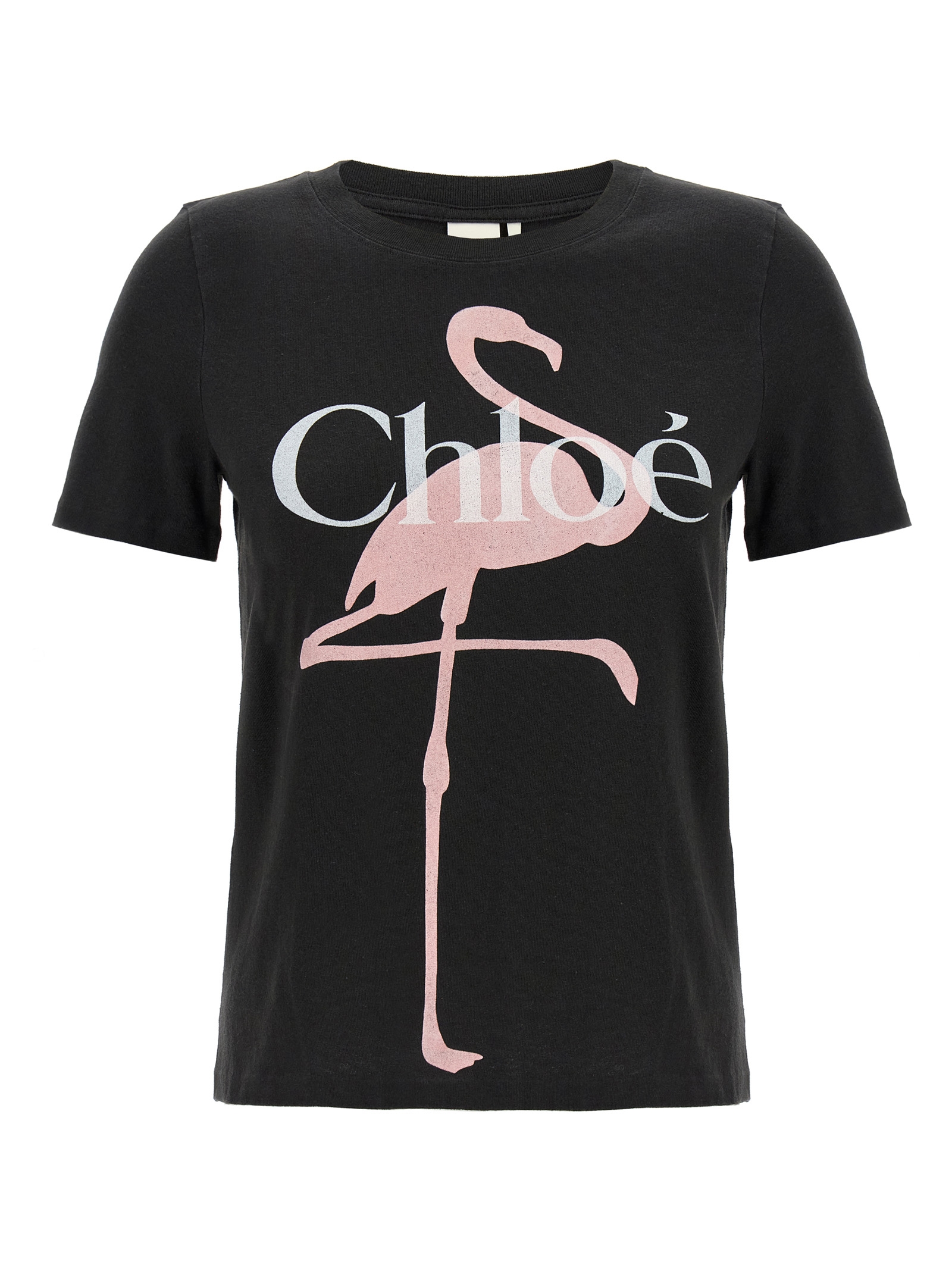 Chloé - Black Cotton T-Shirt
