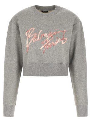 Gray Cotton Sweatshirt