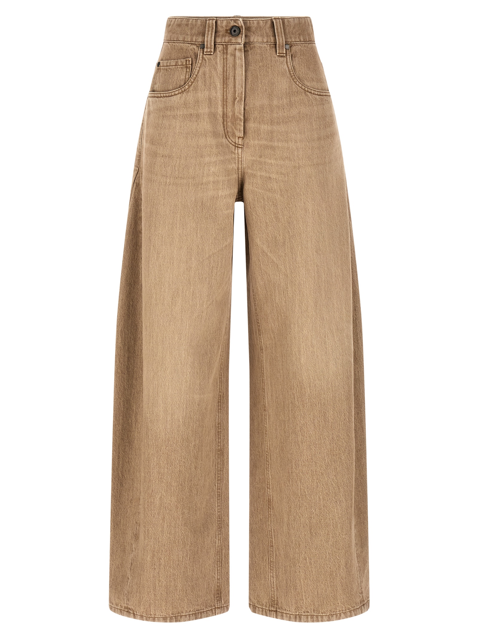 Brunello Cucinelli - Beige Cotton Jeans Denim