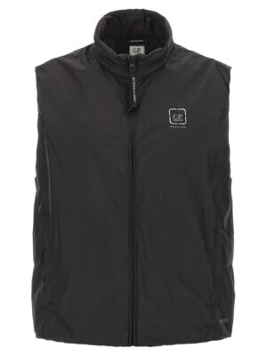 Black Polyamide Sleeveless Jacket